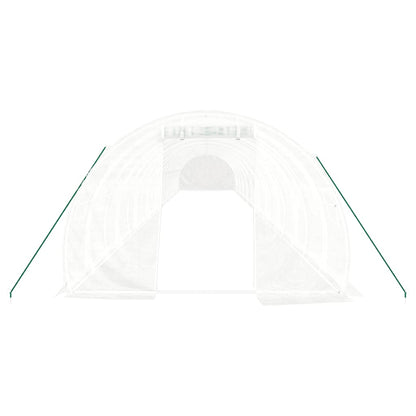 Serra con Telaio in Acciaio Bianco 60 mÂ² 20x3x2 m