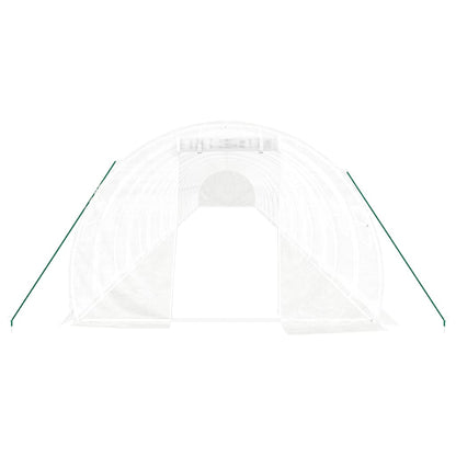 Serra con Telaio in Acciaio Bianco 66 mÂ² 22x3x2 m
