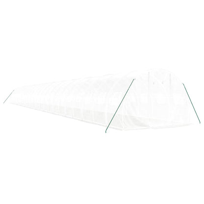 Serra con Telaio in Acciaio Bianco 72 mÂ² 24x3x2 m