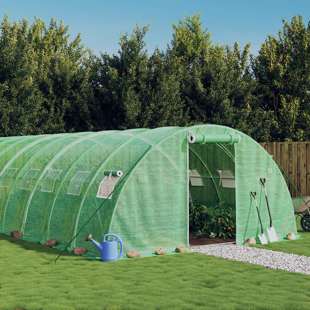 Serra con Telaio in Acciaio Verde 24 mÂ² 6x4x2 m