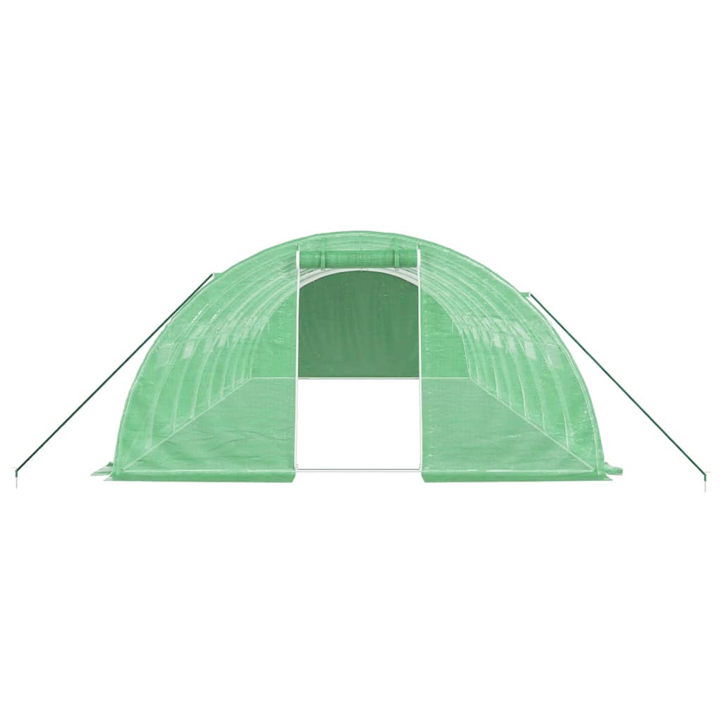 Serra con Telaio in Acciaio Verde 32 mÂ² 8x4x2 m