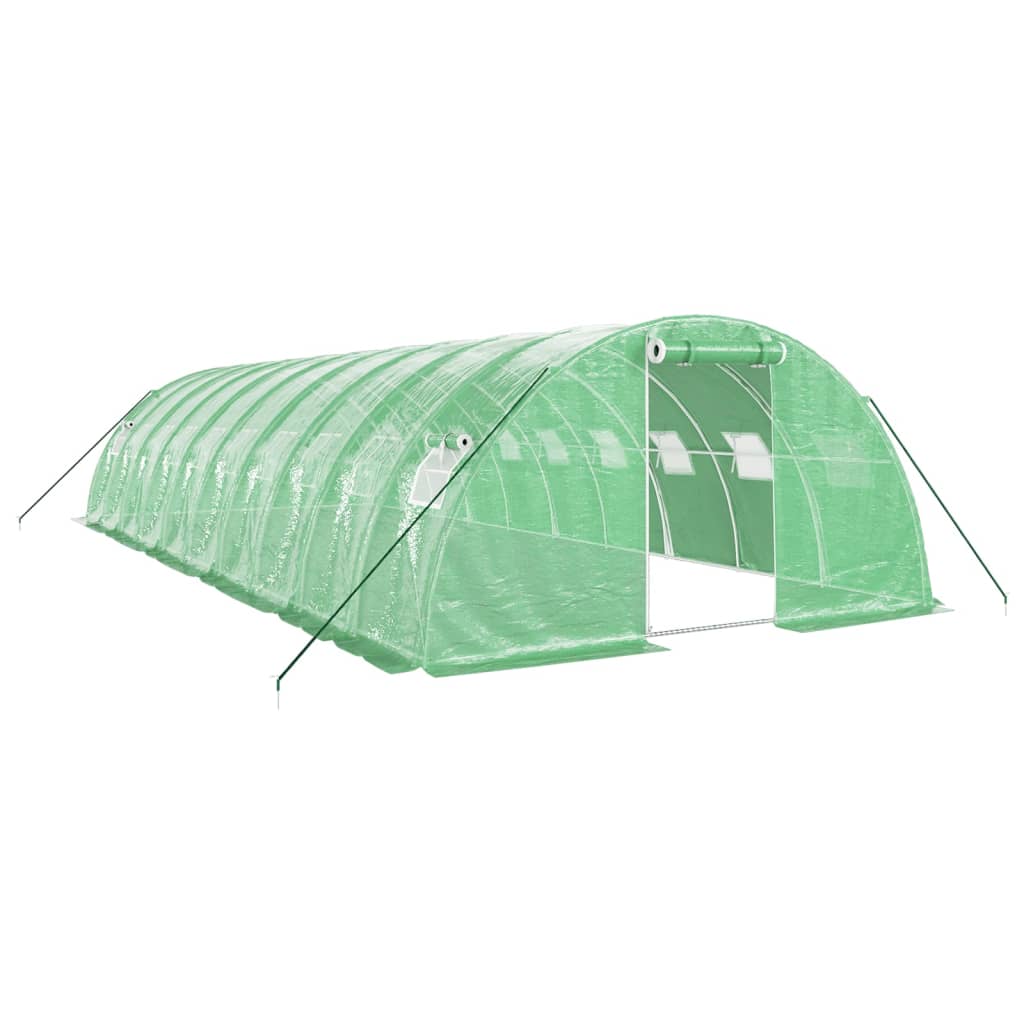 Serra con Telaio in Acciaio Verde 40 mÂ² 10x4x2 m