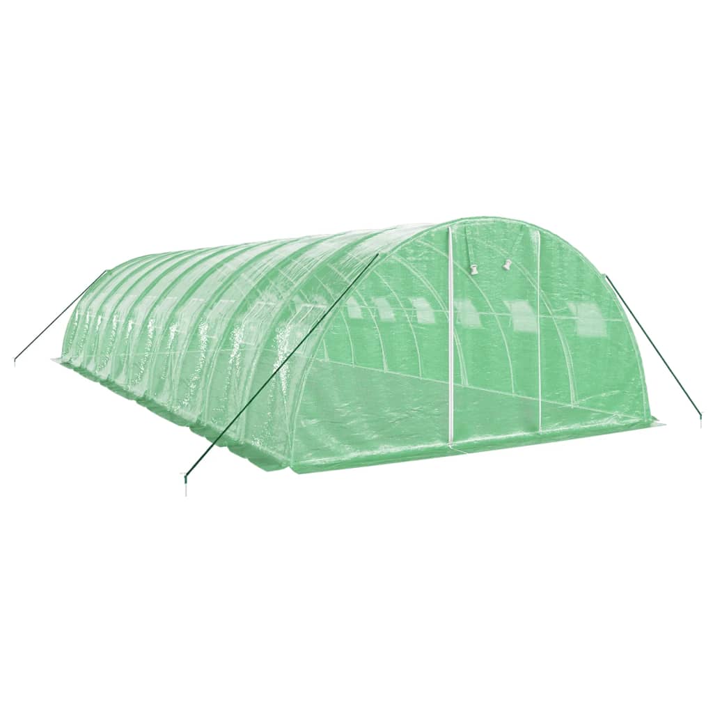 Serra con Telaio in Acciaio Verde 40 mÂ² 10x4x2 m