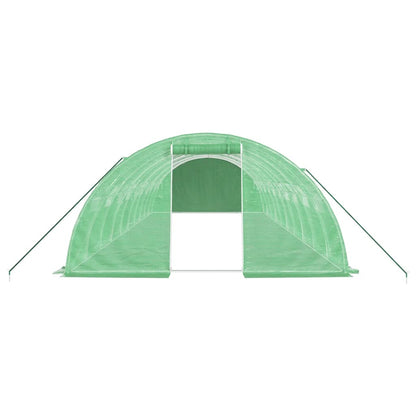 Serra con Telaio in Acciaio Verde 40 mÂ² 10x4x2 m