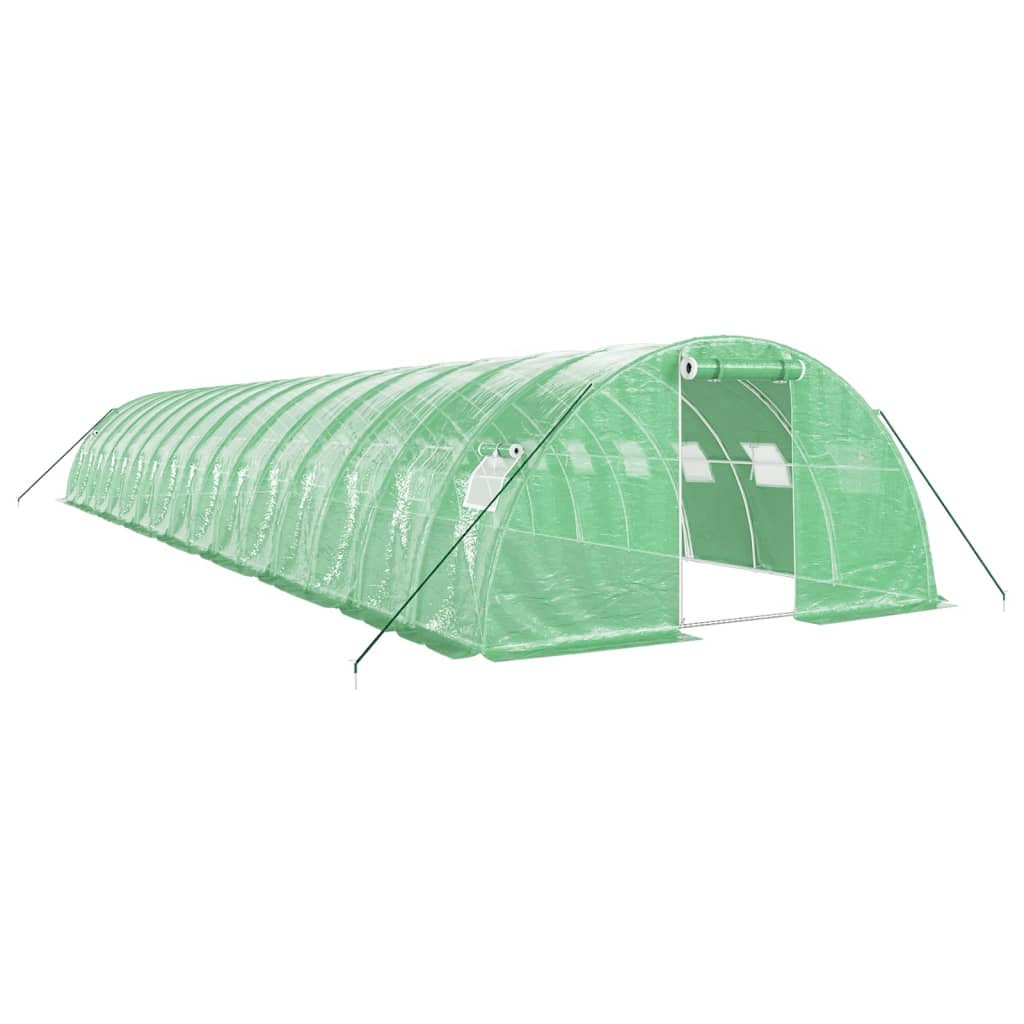 Serra con Telaio in Acciaio Verde 64 mÂ² 16x4x2 m
