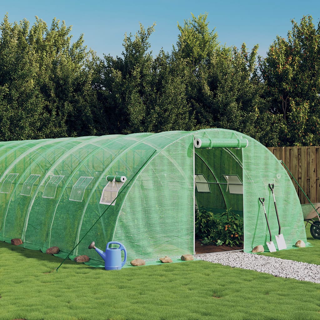 Serra con Telaio in Acciaio Verde 72 mÂ² 18x4x2 m