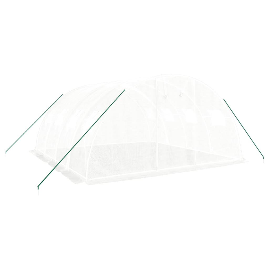 Serra con Telaio in Acciaio Bianco 16 mÃ‚Â² 4x4x2 m