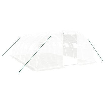 Serra con Telaio in Acciaio Bianco 24 mÃ‚Â² 6x4x2 m