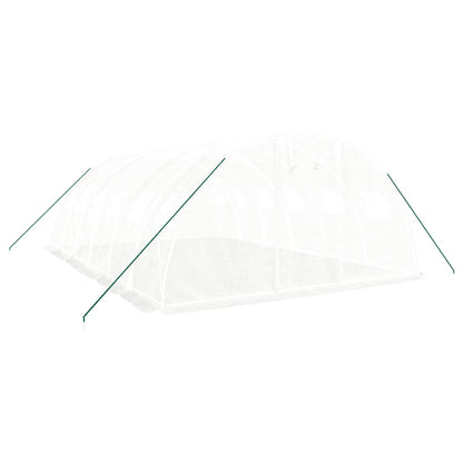 Serra con Telaio in Acciaio Bianco 24 mÃ‚Â² 6x4x2 m