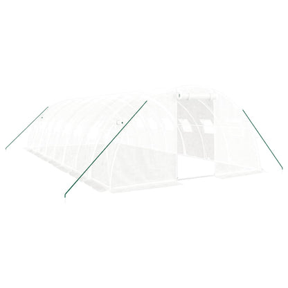 Serra con Telaio in Acciaio Bianco 32 mÃ‚Â² 8x4x2 m