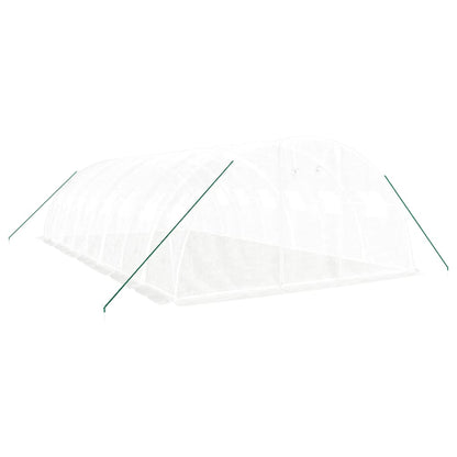 Serra con Telaio in Acciaio Bianco 32 mÃ‚Â² 8x4x2 m