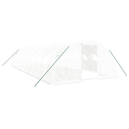 Serra con Telaio in Acciaio Bianco 40 mÃ‚Â² 10x4x2 m