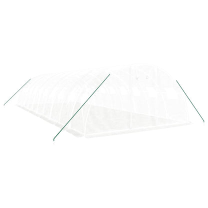 Serra con Telaio in Acciaio Bianco 40 mÃ‚Â² 10x4x2 m