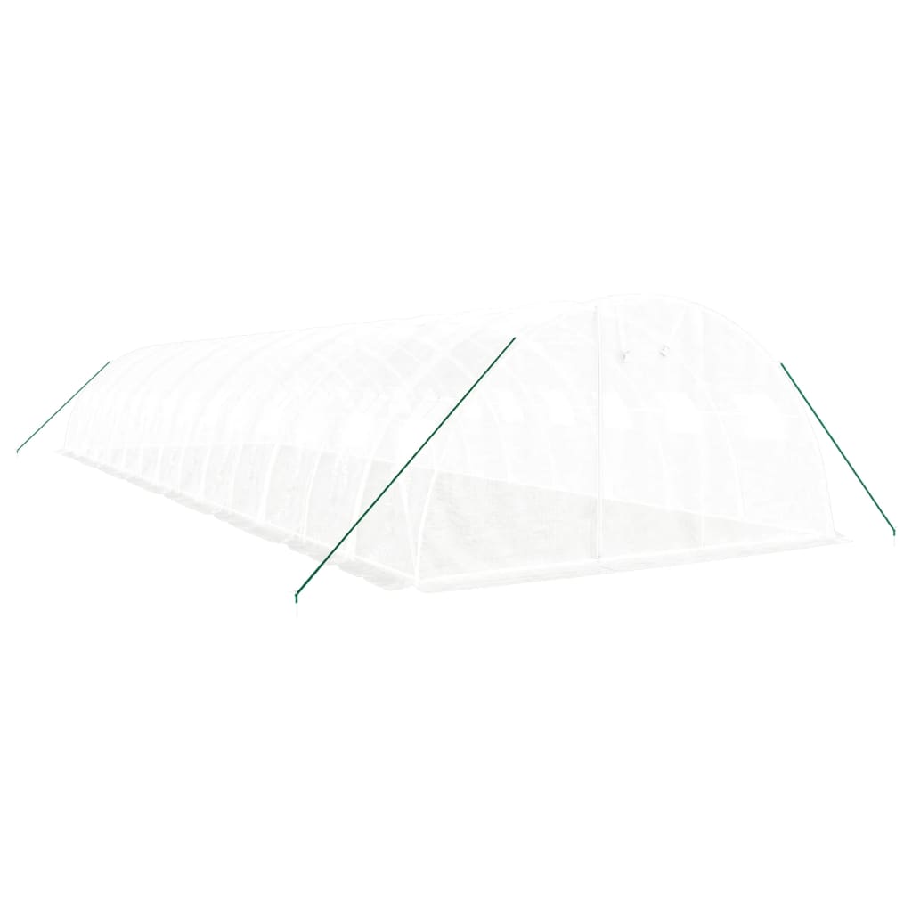 Serra con Telaio in Acciaio Bianco 56 mÃ‚Â² 14x4x2 m