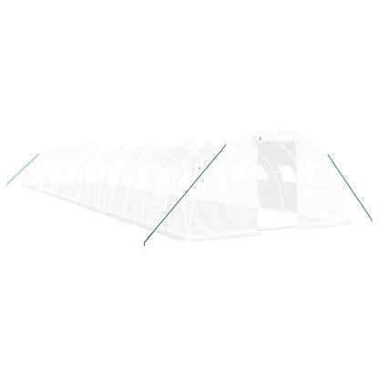 Serra con Telaio in Acciaio Bianco 72 mÃ‚Â² 18x4x2 m