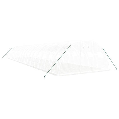 Serra con Telaio in Acciaio Bianco 72 mÃ‚Â² 18x4x2 m