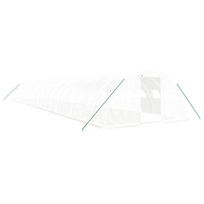Serra con Telaio in Acciaio Bianco 80 mÃ‚Â² 20x4x2 m