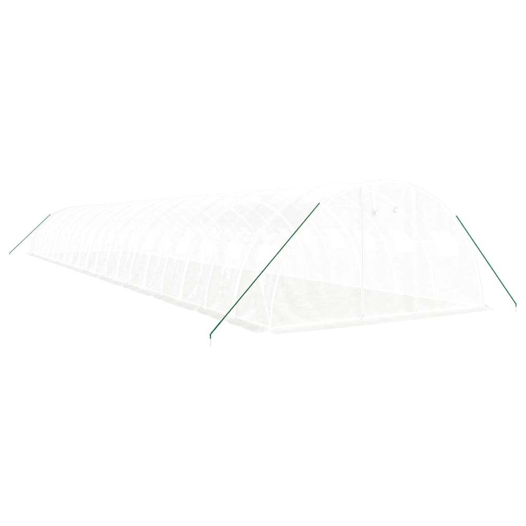 Serra con Telaio in Acciaio Bianco 80 mÃ‚Â² 20x4x2 m