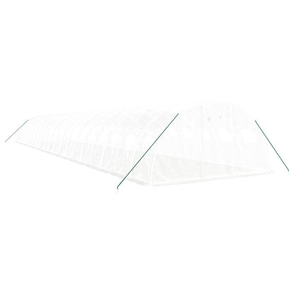 Serra con Telaio in Acciaio Bianco 80 mÃ‚Â² 20x4x2 m
