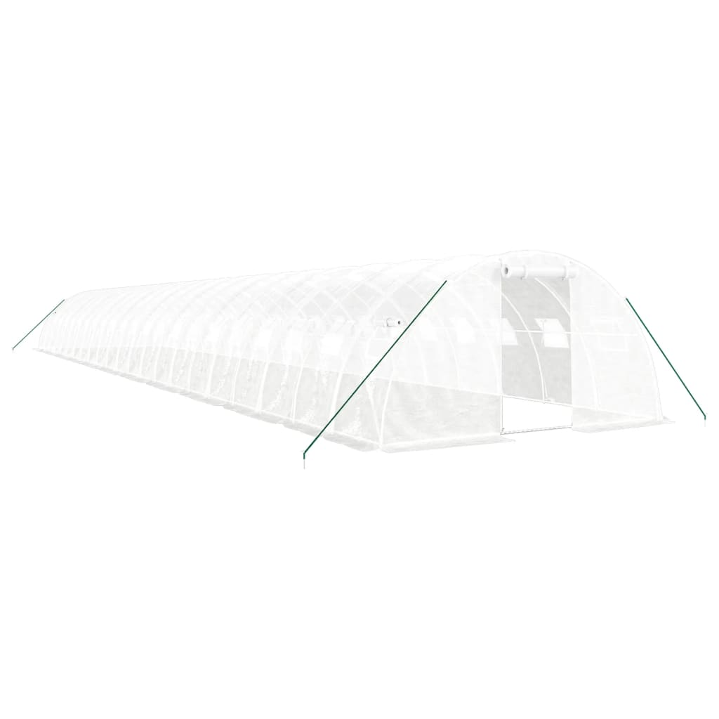 Serra con Telaio in Acciaio Bianco 88 mÃ‚Â² 22x4x2 m