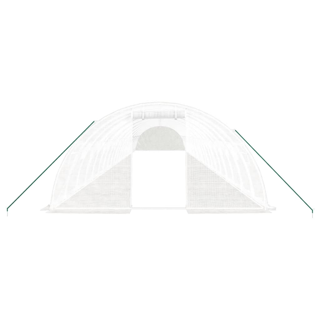 Serra con Telaio in Acciaio Bianco 88 mÃ‚Â² 22x4x2 m