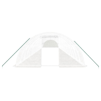 Serra con Telaio in Acciaio Bianco 88 mÃ‚Â² 22x4x2 m
