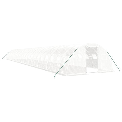 Serra con Telaio in Acciaio Bianco 96 mÃ‚Â² 24x4x2 m