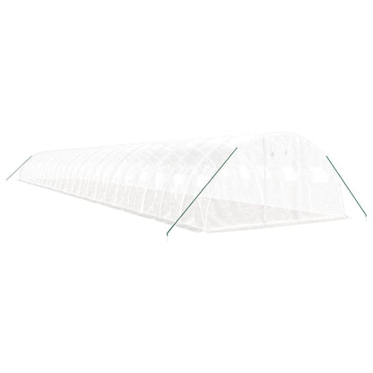 Serra con Telaio in Acciaio Bianco 96 mÃ‚Â² 24x4x2 m