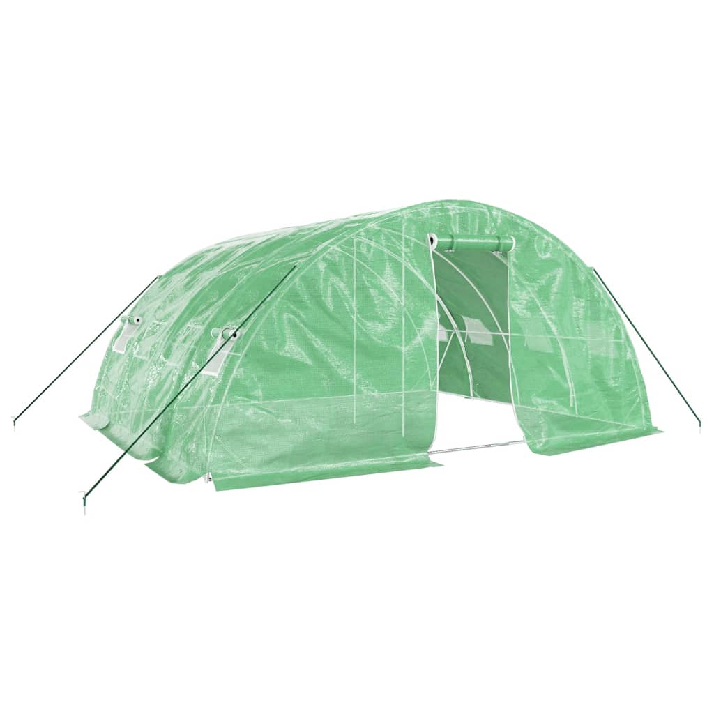 Serra con Telaio in Acciaio Verde 20 mÃ‚Â² 5x4x2,3 m