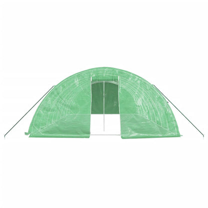 Serra con Telaio in Acciaio Verde 40 mÃ‚Â² 8x5x2,3 m
