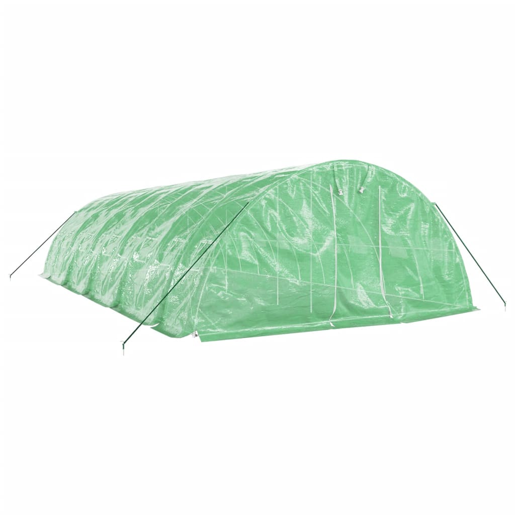 Serra con Telaio in Acciaio Verde 50 mÃ‚Â² 10x5x2,3 m