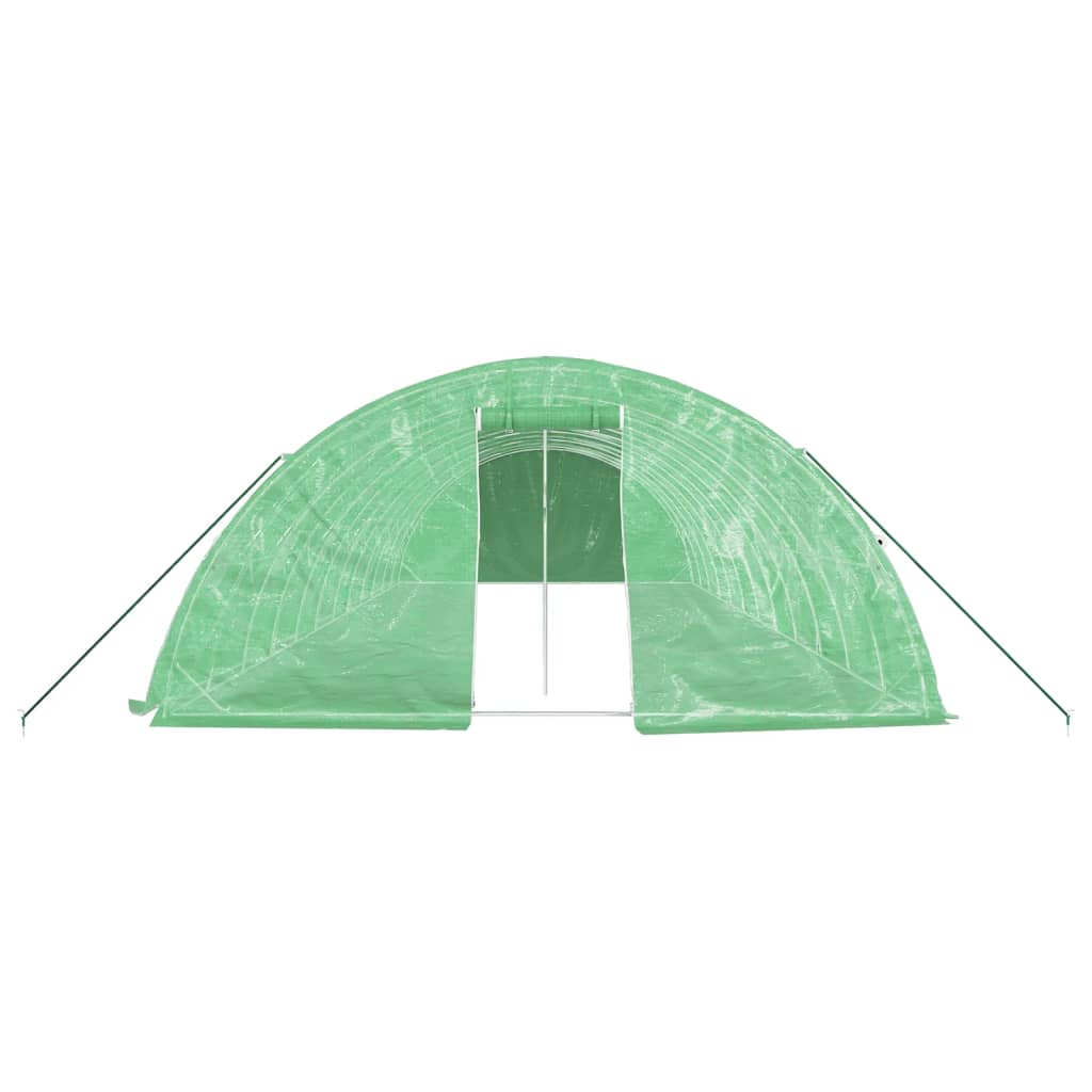Serra con Telaio in Acciaio Verde 60 mÃ‚Â² 12x5x2,3 m