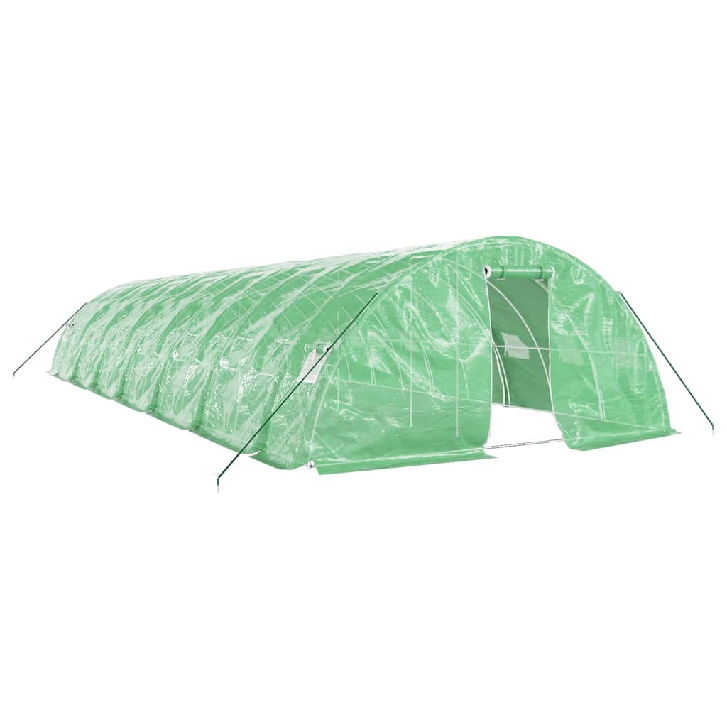 Serra con Telaio in Acciaio Verde 70 mÃ‚Â² 14x5x2,3 m