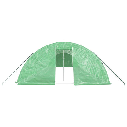 Serra con Telaio in Acciaio Verde 70 mÃ‚Â² 14x5x2,3 m