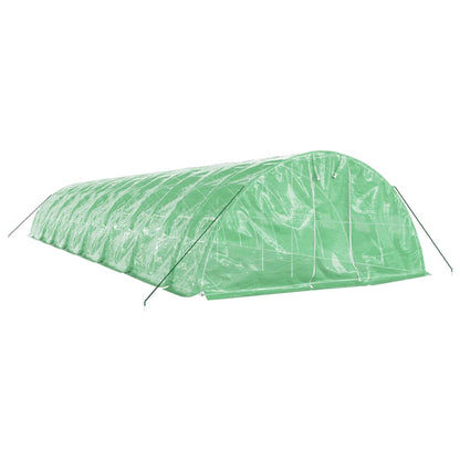Serra con Telaio in Acciaio Verde 80 mÃ‚Â² 16x5x2,3 m