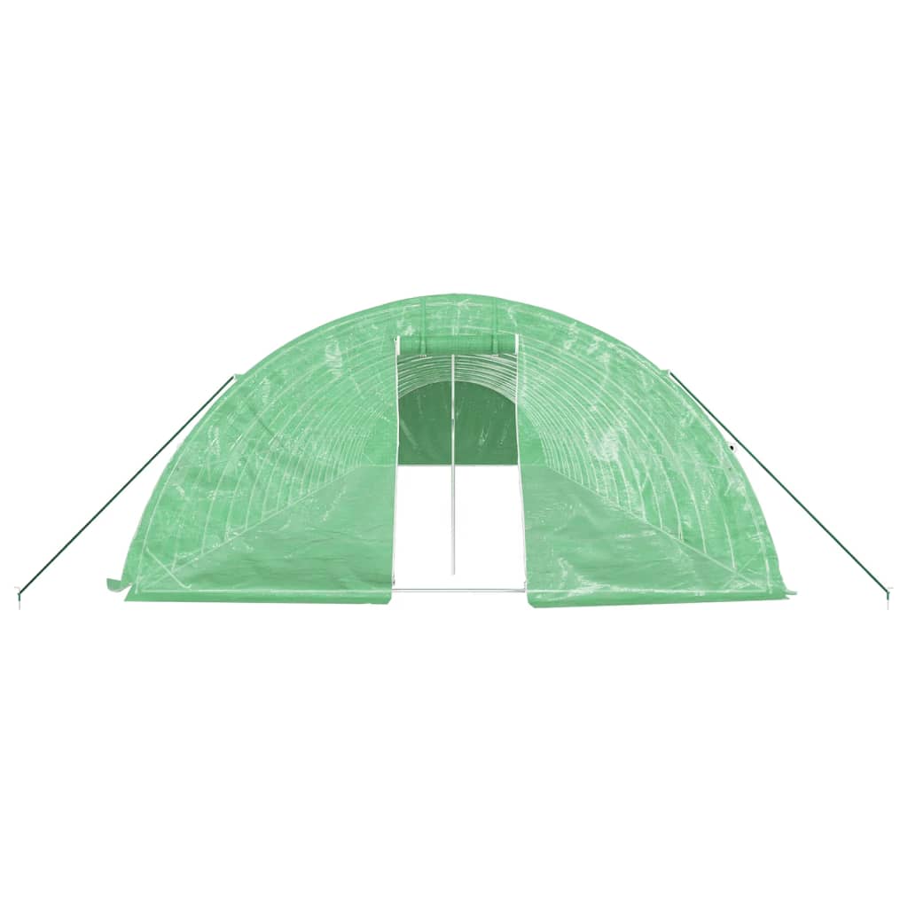 Serra con Telaio in Acciaio Verde 90 mÃ‚Â² 18x5x2,3 m
