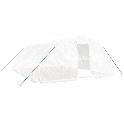 Serra con Telaio in Acciaio Bianco 30 mÂ² 6x5x2,3 m