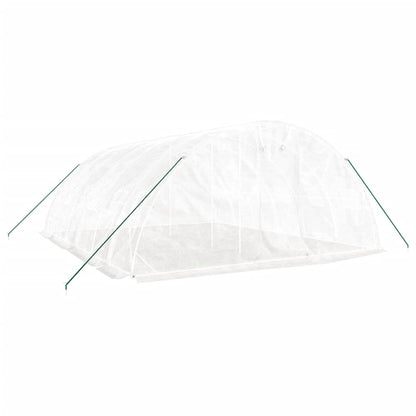 Serra con Telaio in Acciaio Bianco 30 mÂ² 6x5x2,3 m