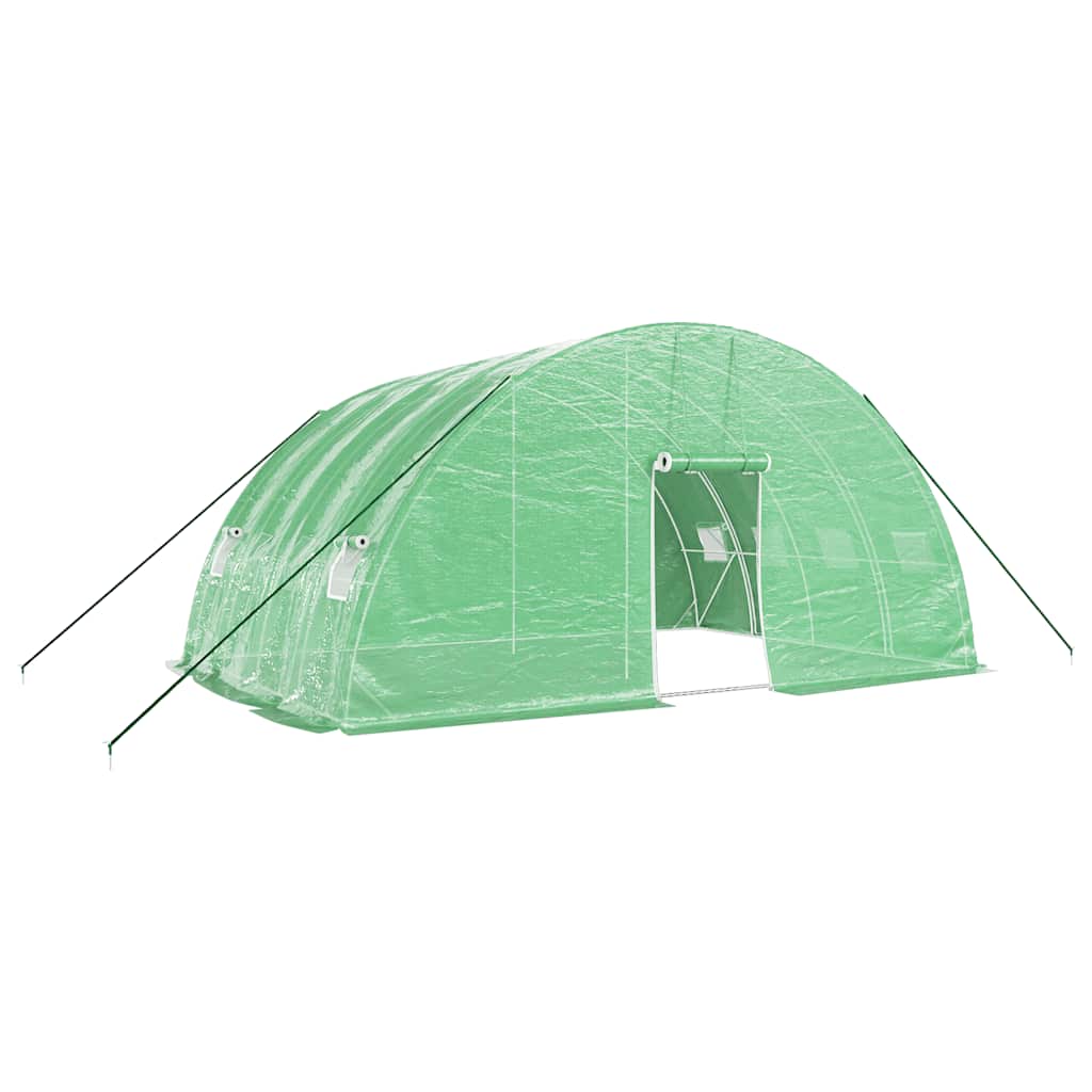 Serra con Telaio in Acciaio Verde 24 mÃ‚Â² 6x4x2,85 m