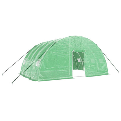 Serra con Telaio in Acciaio Verde 24 mÃ‚Â² 6x4x2,85 m
