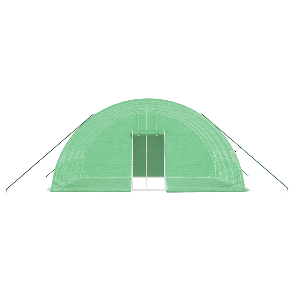 Serra con Telaio in Acciaio Verde 24 mÃ‚Â² 6x4x2,85 m