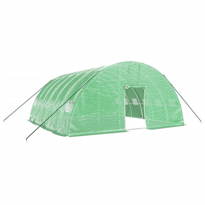 Serra con Telaio in Acciaio Verde 36 mÃ‚Â² 6x6x2,85 m