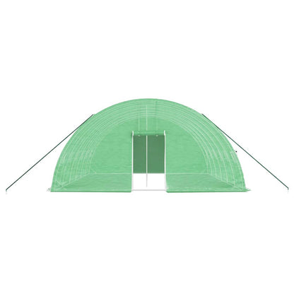 Serra con Telaio in Acciaio Verde 36 mÃ‚Â² 6x6x2,85 m