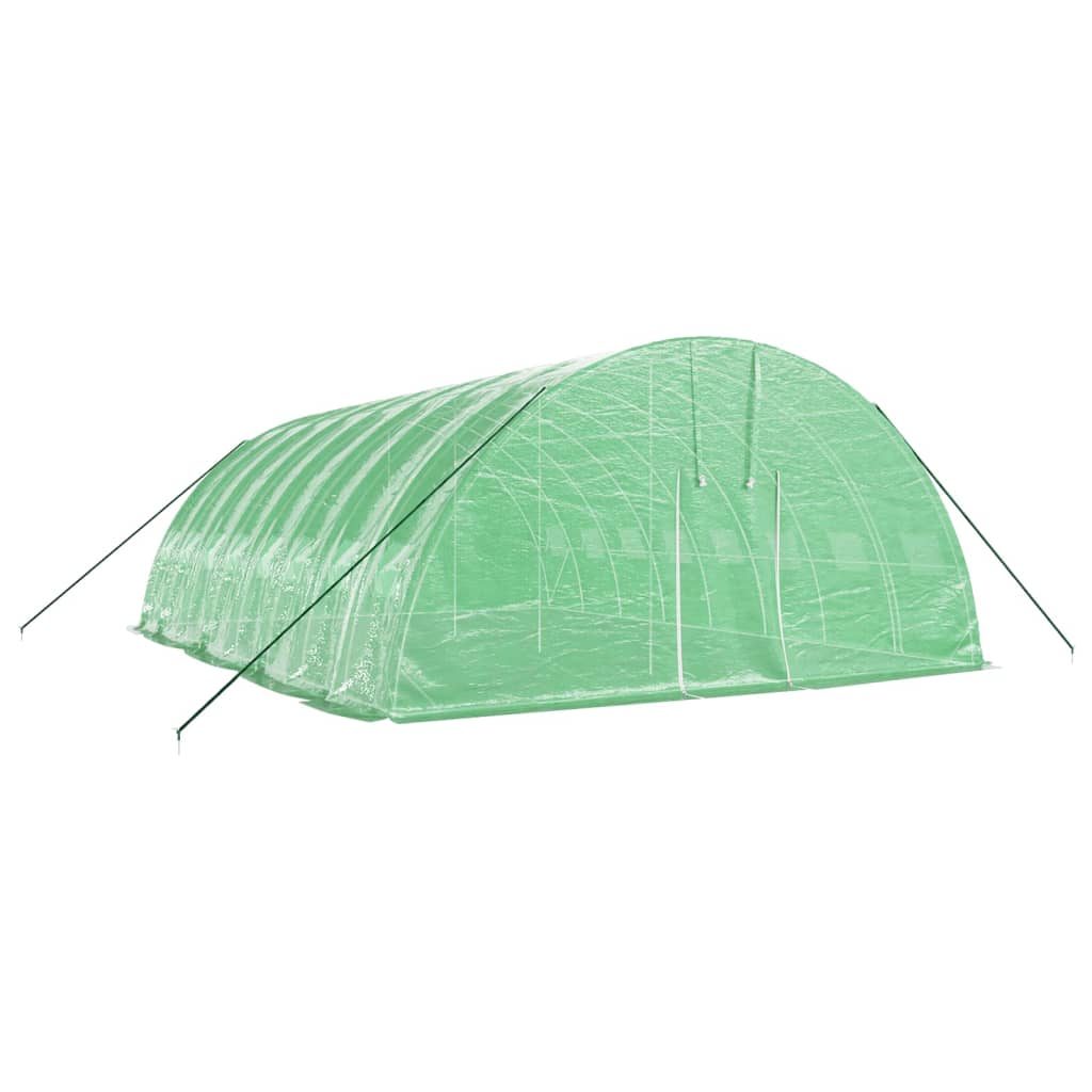 Serra con Telaio in Acciaio Verde 48 mÃ‚Â² 8x6x2,85 m