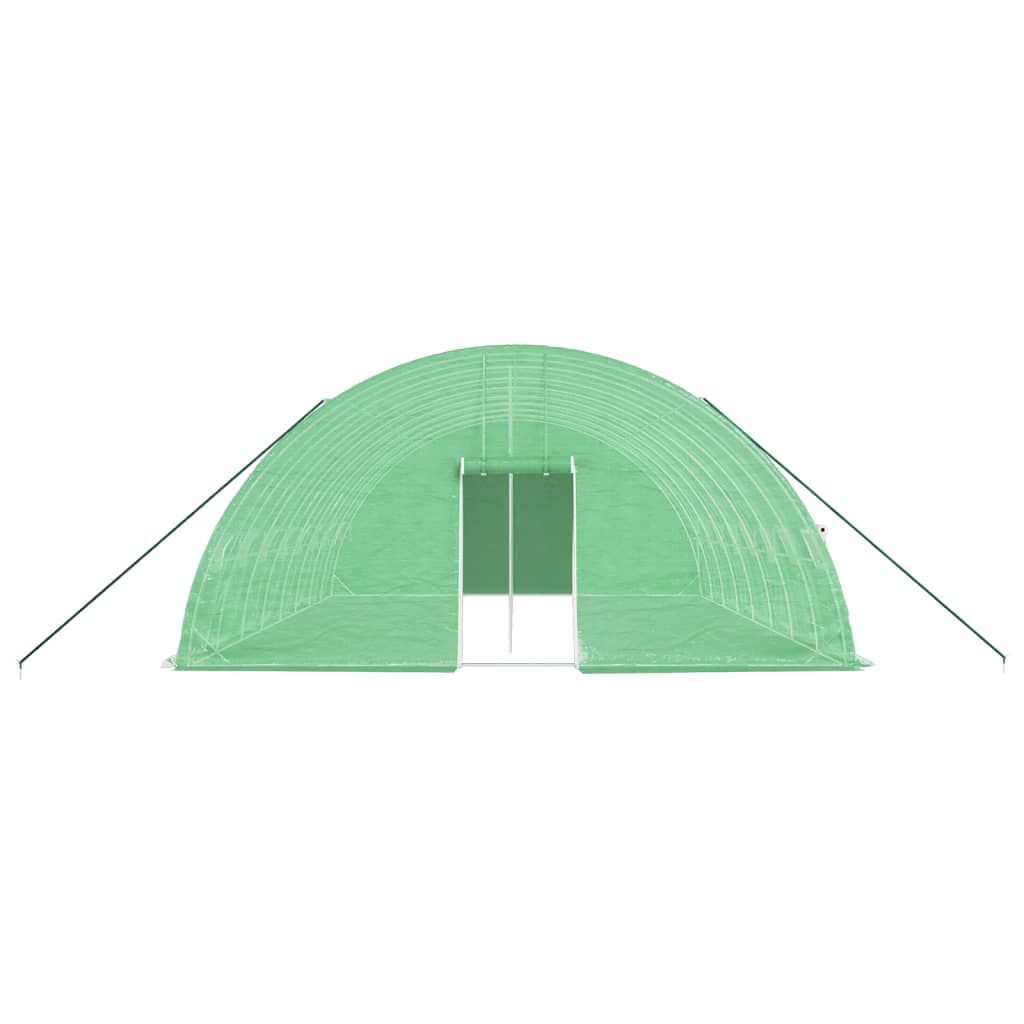 Serra con Telaio in Acciaio Verde 48 mÃ‚Â² 8x6x2,85 m