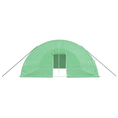 Serra con Telaio in Acciaio Verde 48 mÃ‚Â² 8x6x2,85 m