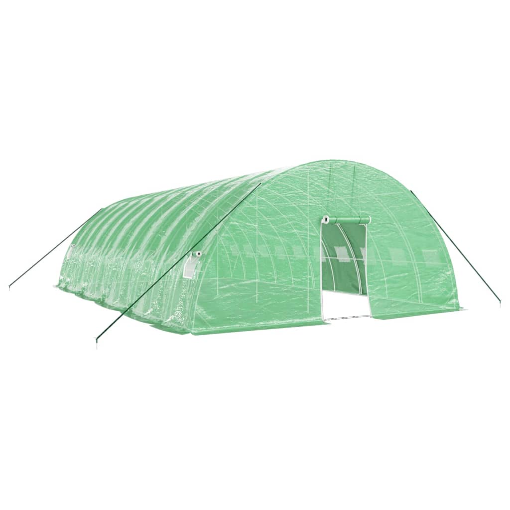 Serra con Telaio in Acciaio Verde 60 mÃ‚Â² 10x6x2,85 m
