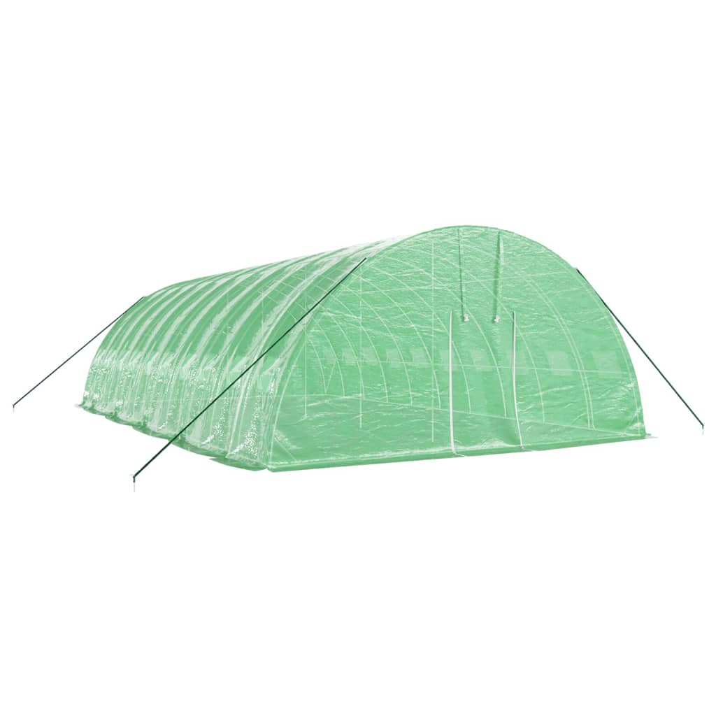 Serra con Telaio in Acciaio Verde 60 mÃ‚Â² 10x6x2,85 m