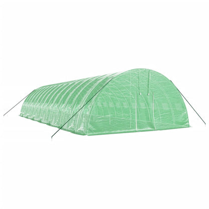 Serra con Telaio in Acciaio Verde 84 mÃ‚Â² 14x6x2,85 m