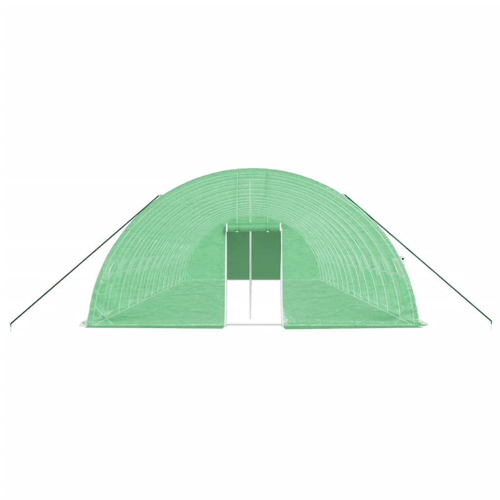 Serra con Telaio in Acciaio Verde 84 mÃ‚Â² 14x6x2,85 m